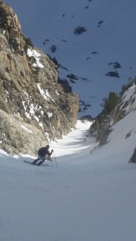 Noah working his way down the bottom half.