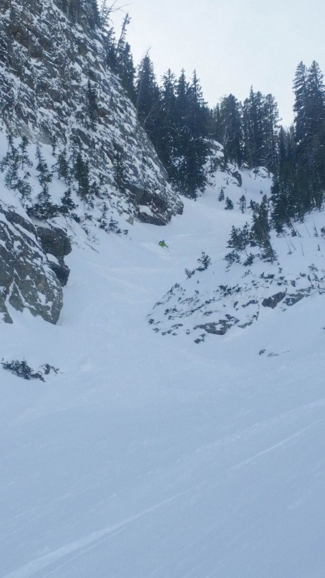 More couloir powder turns please.