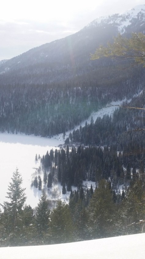 The far avalanche path is the "normal" starting point of the skin.