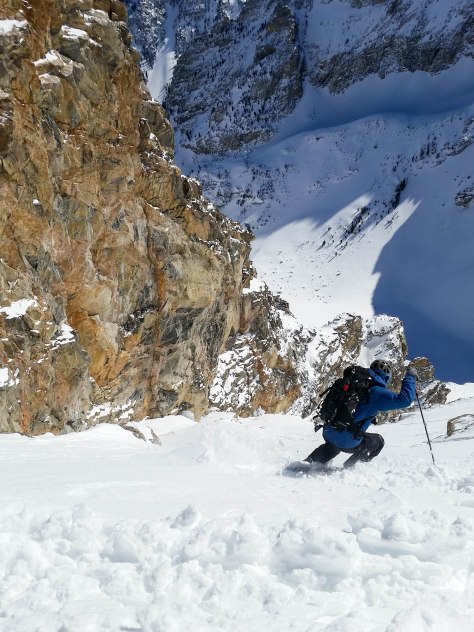 Working down into the main path of the Amora Vida.