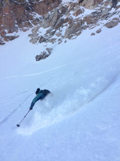 The author making a slash.