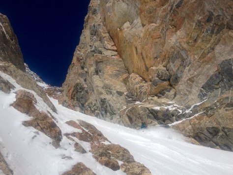 Beautiful couloir. (photo: Dane Etter-Garrette)