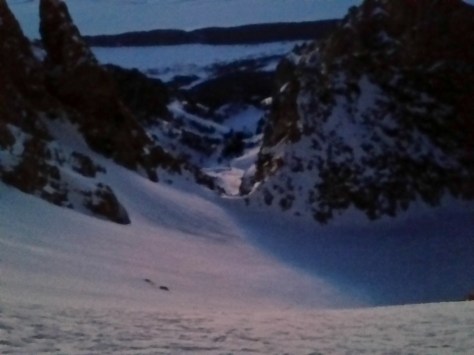 Teepee Glacier in the early morning.