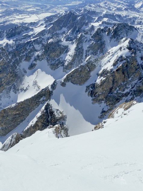 Dane, in the distance at the entrance of the Ford.