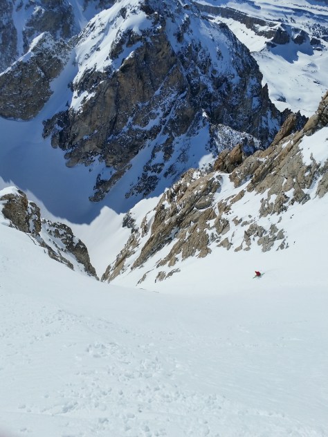 Tristan, making turns down the Ford.