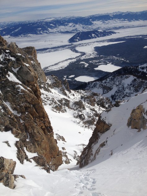 Looking down the SW towards the valley floor